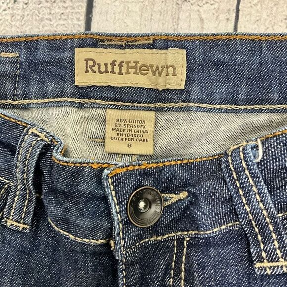 RUFF Hewn Bermuda Length Jean Shorts - Picture 4 of 4
